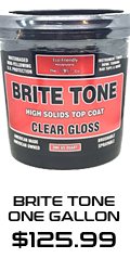 Crystalac Brite Tone Top Coat ONE Gallon